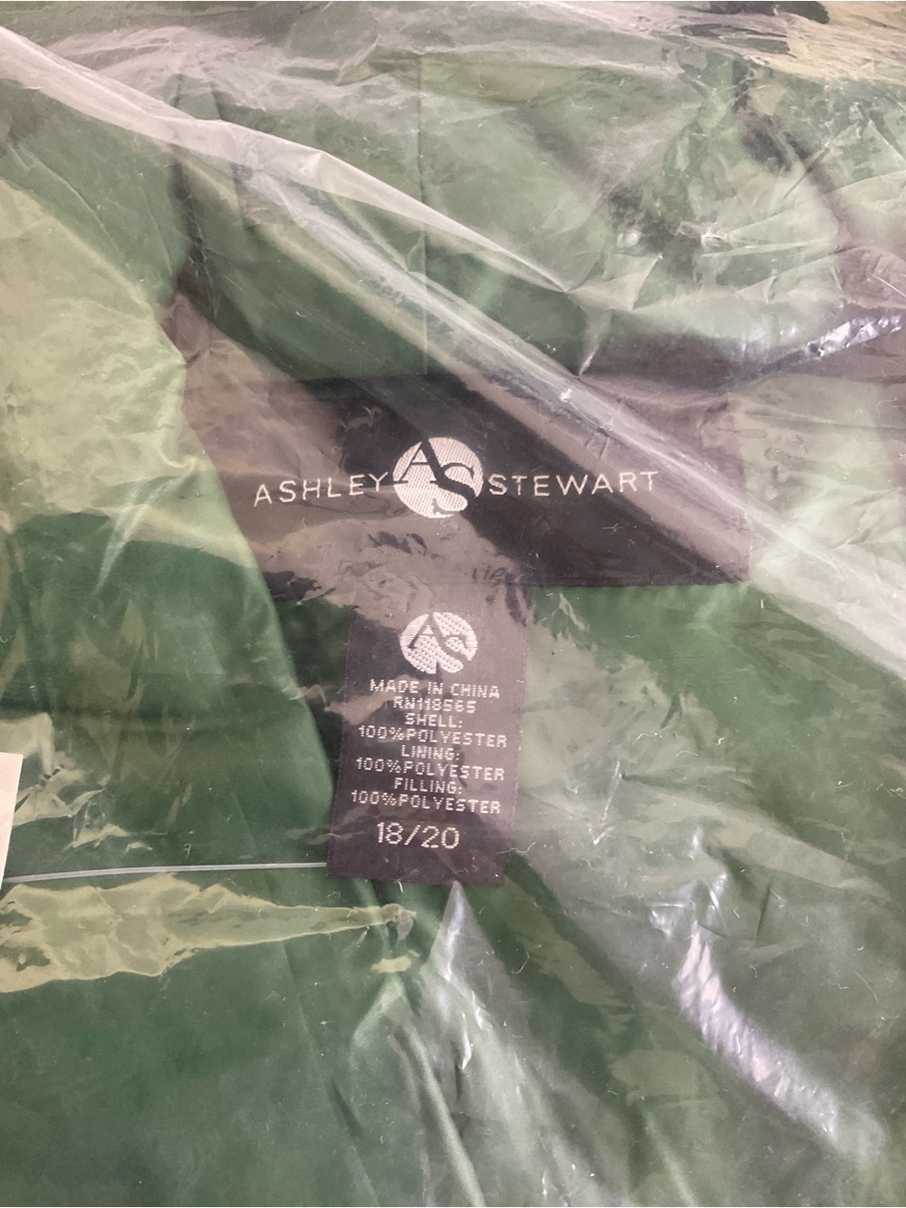 Ashley Stewart Emerald Green Asymmetrical Quilted Belted Puffer Coat - Picture 12 of 15